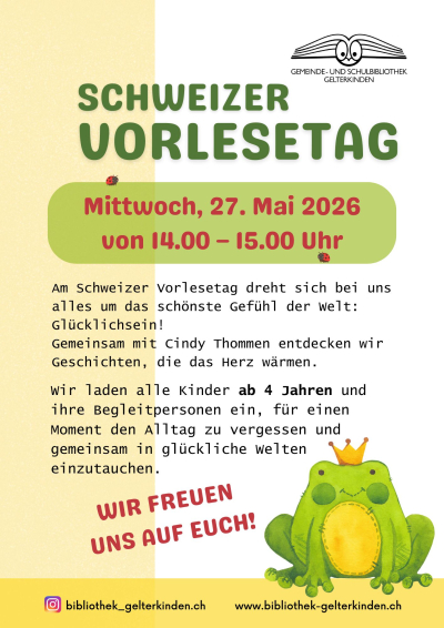  Schweizer Vorlesetag