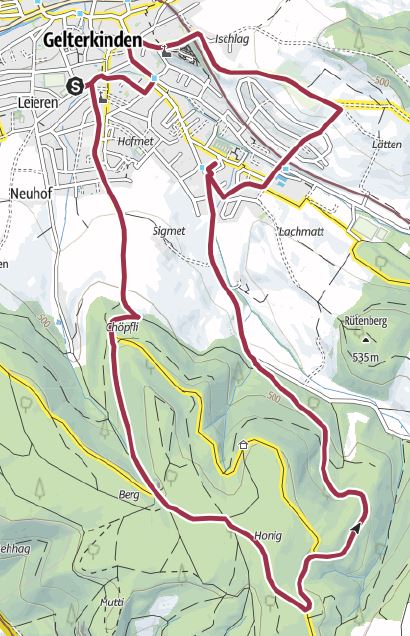 2. Geischtli Wandertage 2026 - Ausschnitt 10km