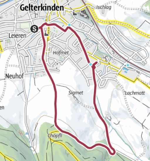 2. Geischtli Wandertage 2026 - Ausschnitt 5km