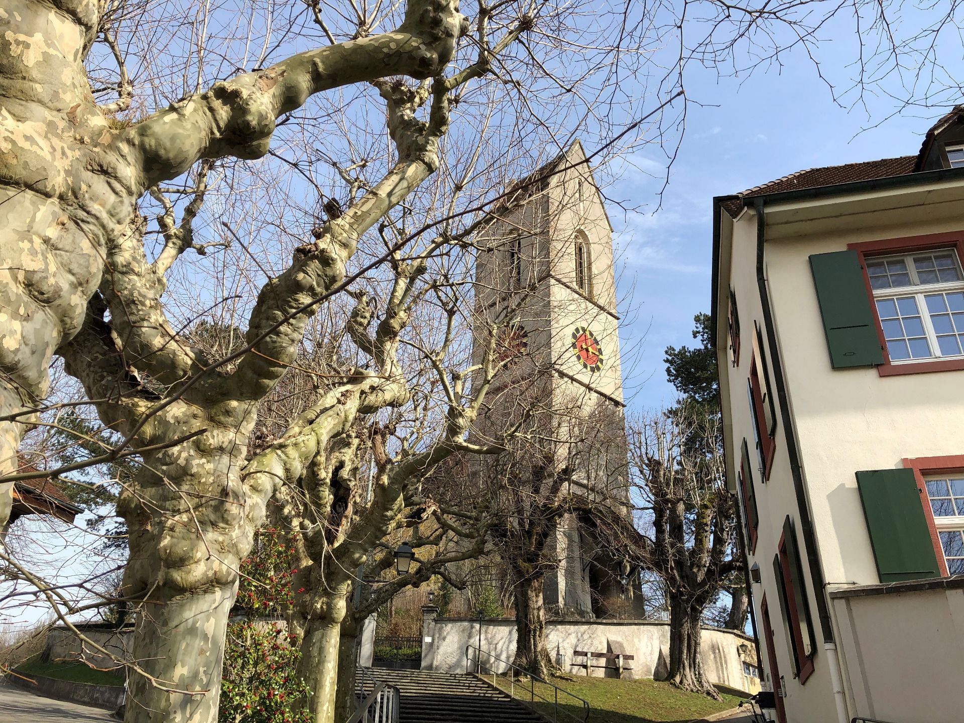 Aufgang zur Kirche St. Peter