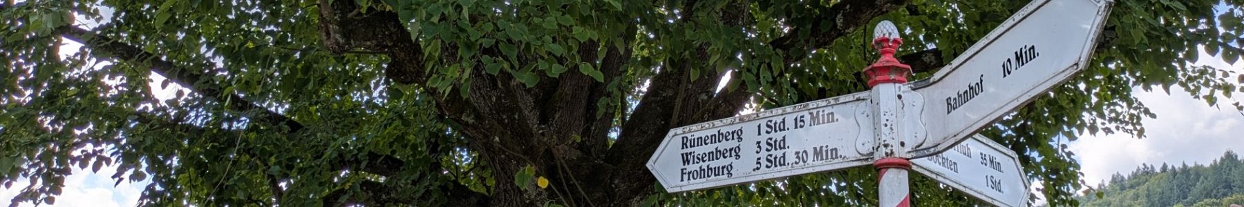 Wegweiser Leiern