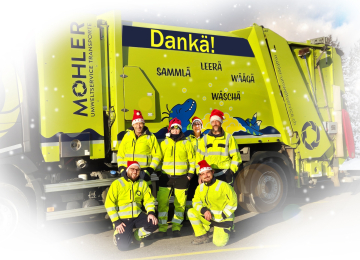 Danksagung Abfuhrunternehmen Mohler