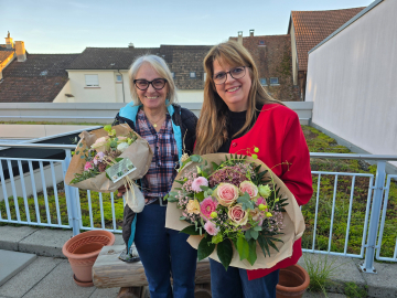 Hohe Dienstjubiläen - Silvana Ricci und Nadia Piaia